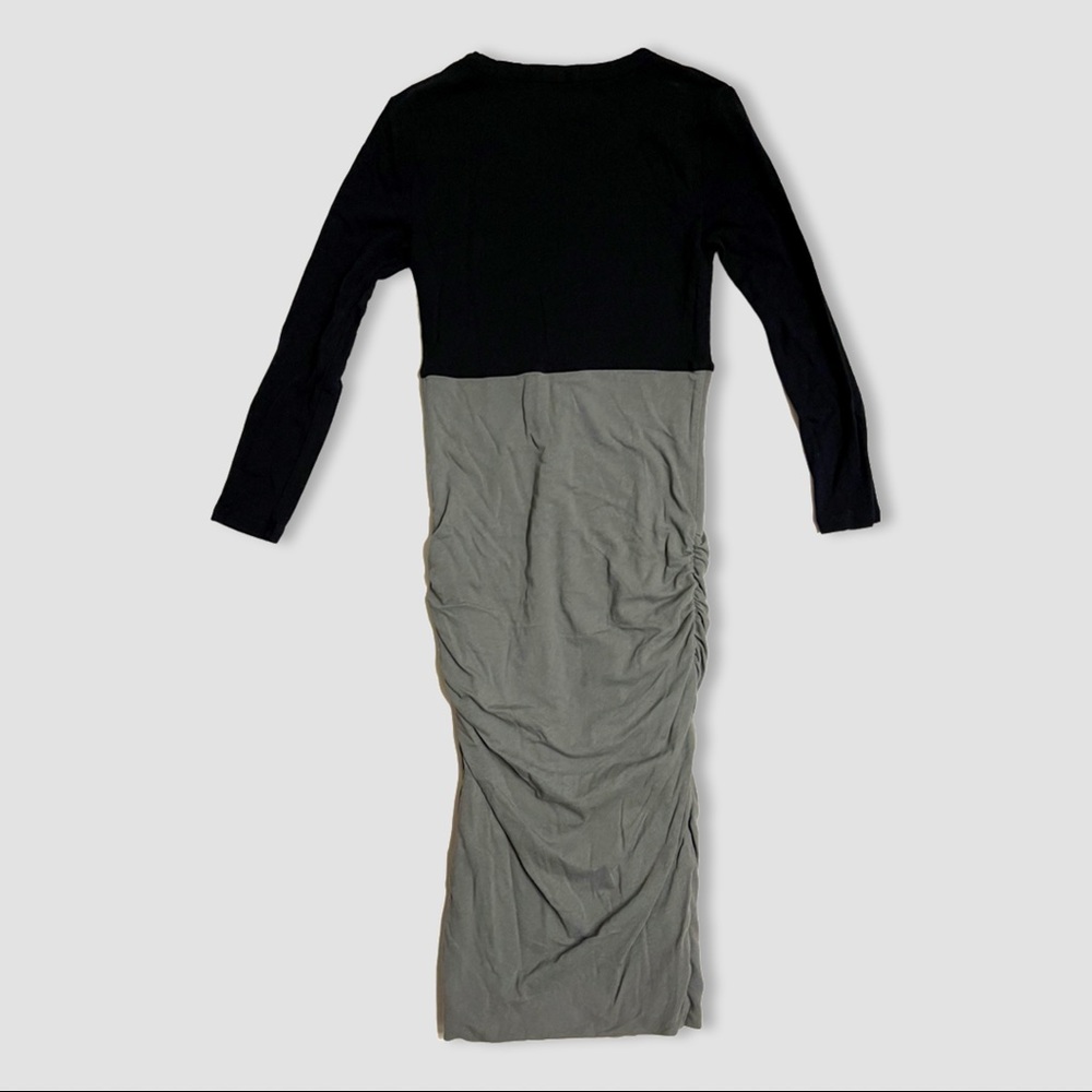 JAMES PERSE Standard Ruched Colorblock Dress - Picture 2 of 4